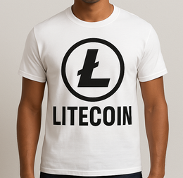 Logo Litecoin – Edizione Bianco e Nero