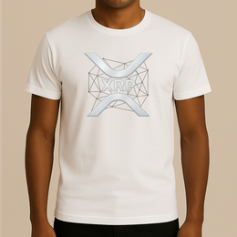 T-shirt XRP - Design Geometrico, Edizione Esclusiva Crypto